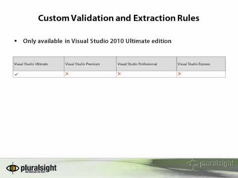 Extending VS2010 Web Performance Tests-Validation and Extraction Rules-vedio-4