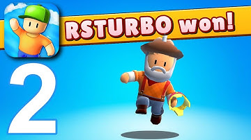 Stumble Guys: Multiplayer Royale - Gameplay Walkthrough part 2 - Crown win: 1 (iOS,Android)