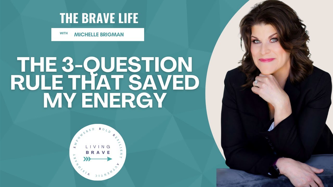 The 3 Question Rule That Saved My Energy - YouTube