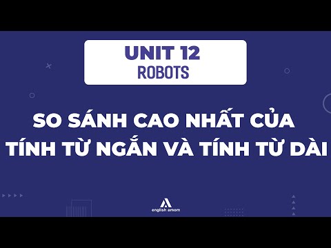 Video Tiếng Anh lớp 6 | Unit 12: Robots | Ngữ pháp So sánh... - youtube