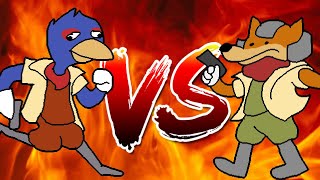 Rivals of Aether: ACCURATE FOX VS FALCO MATCHUP (Wave VS Shine)