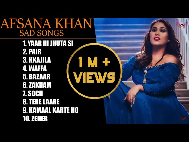 Afsana Khan Sad Songs : Jukebox | Heart Broken | Sad Punjabi Songs | Guru Geet Tracks class=