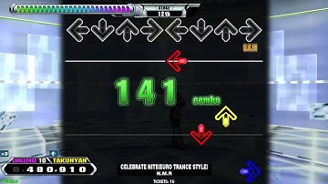 【DDR GRAND PRIX】CELEBRATE NITE(EURO TRANCE STYLE)【DP EXPERT】