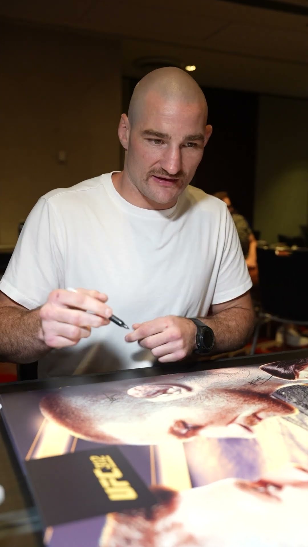 Strickland signing posters ✅ #ufc312