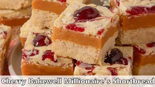 Cherry Bakewell Millionaire's Shortbread Recipe
