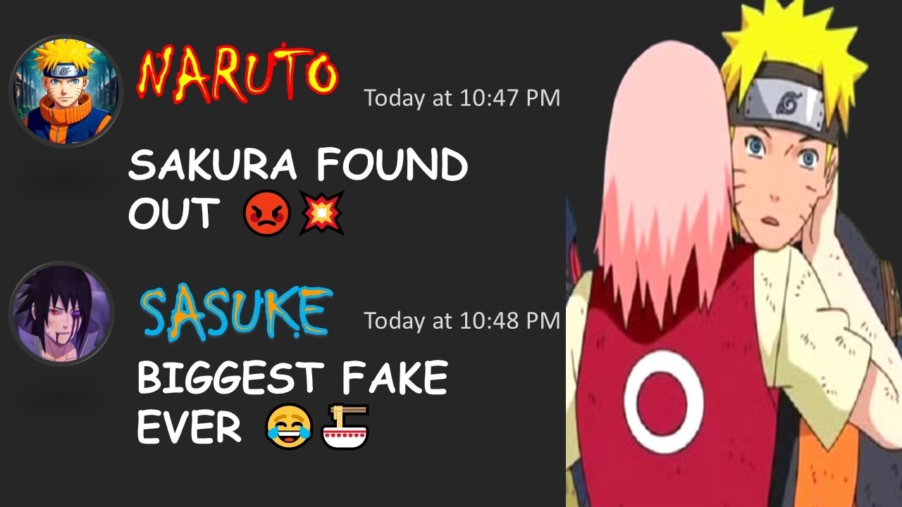 Naruto Pretended to Be Weak and Sakura Found Out...