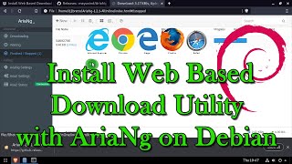 Install Web Based Download Utility with AriaNg on Debian/Ubuntu screenshot 3