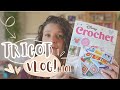 Crochet couverture jacquard  vlog tricot 101