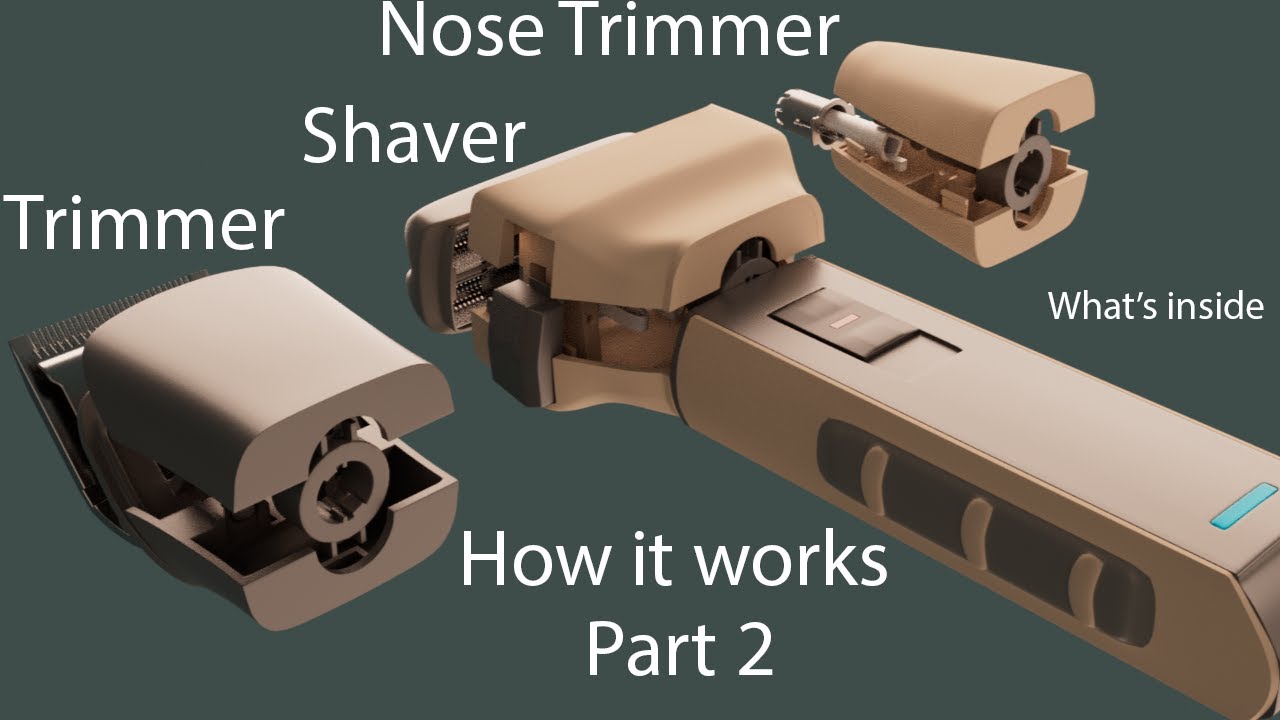How a Trimmer, Nose Trimmer and Shaver work   Part 2