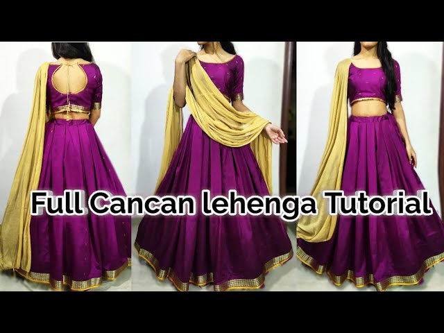 How to make LEHENGA CHOLI at home 👗👗