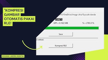 Cara Membuat Aplikasi Kompresi Gambar RLE dengan Python dan Tkinter 🔥 (Run-Length Encoding)