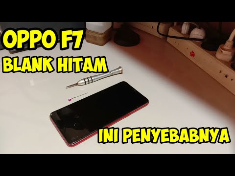 Oppo F7 LCD Blank Hitam