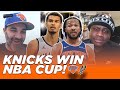 Knicks-Spurs Reaction: NY weathers Wemby avalanche to win NBA Cup! | The Dime With Josh and Kwab