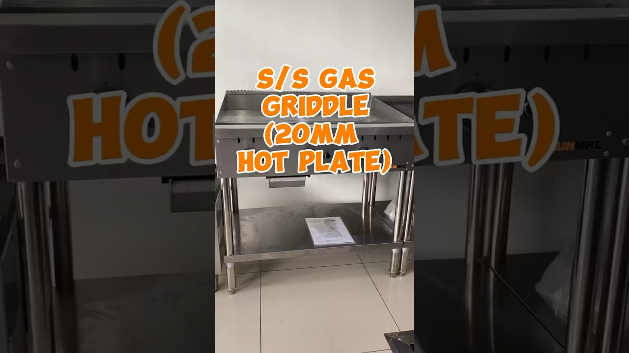 Gas Griddle with 20mm Thick Hotplate 