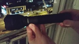 Convoy L2 - 1000lm Flashlight - Outdoor Test