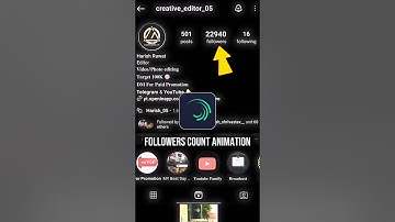 Instagram followers count animation || Alight Motion editing tutorial #alightmotion #shorts