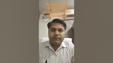 Revocation of GST Cancellation#gstappeal#gstlitigation#GST