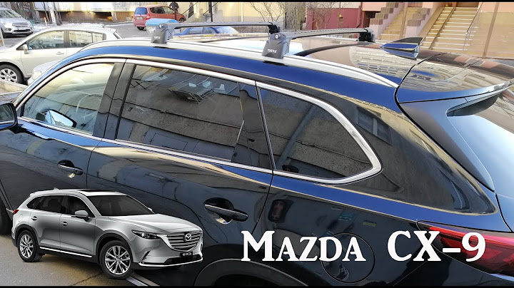 Mazda cx 9 roof rails installation