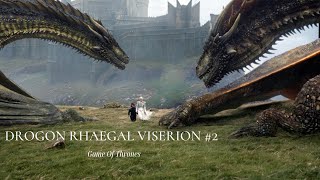 картинка: КЛИП ДРАКОНЫ ИГРА ПРЕСТОЛОВ #2 ДРОГОН РЕЙГАЛЬ ВИЗЕРИОН DROGON RHAEGAL VISERION