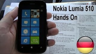 Nokia Lumia 510 Kurztest und Hands On [Deutsch - German]