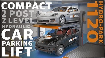 Mutrade Hydro-Park 1120: New Generation Compact Two-Post Car Parking Lift