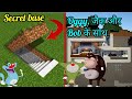 Secret base in minecraft with Oggy, jack and bob