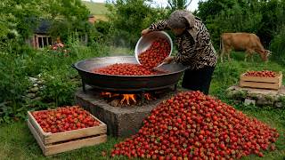 Strawberry Harvest Season – Preserving Summer for Winter🌿🍓
