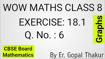 Wow Maths Class 8 Chapter 18 Exercise 18.1 | Wow Maths Class 8 Exercise 18.1 | Maths Ki Ghanti