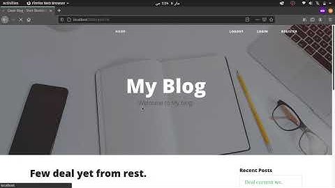 Blog  Using Python Flask