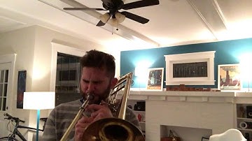 1984 Bach Stradivarius Model 42 Trombone, open wrap F attachment