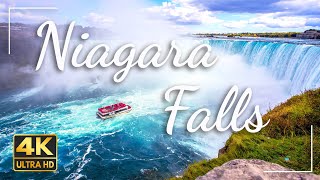 Niagara Falls 4K Video Ultra HD | Most Famous Waterfall 4K