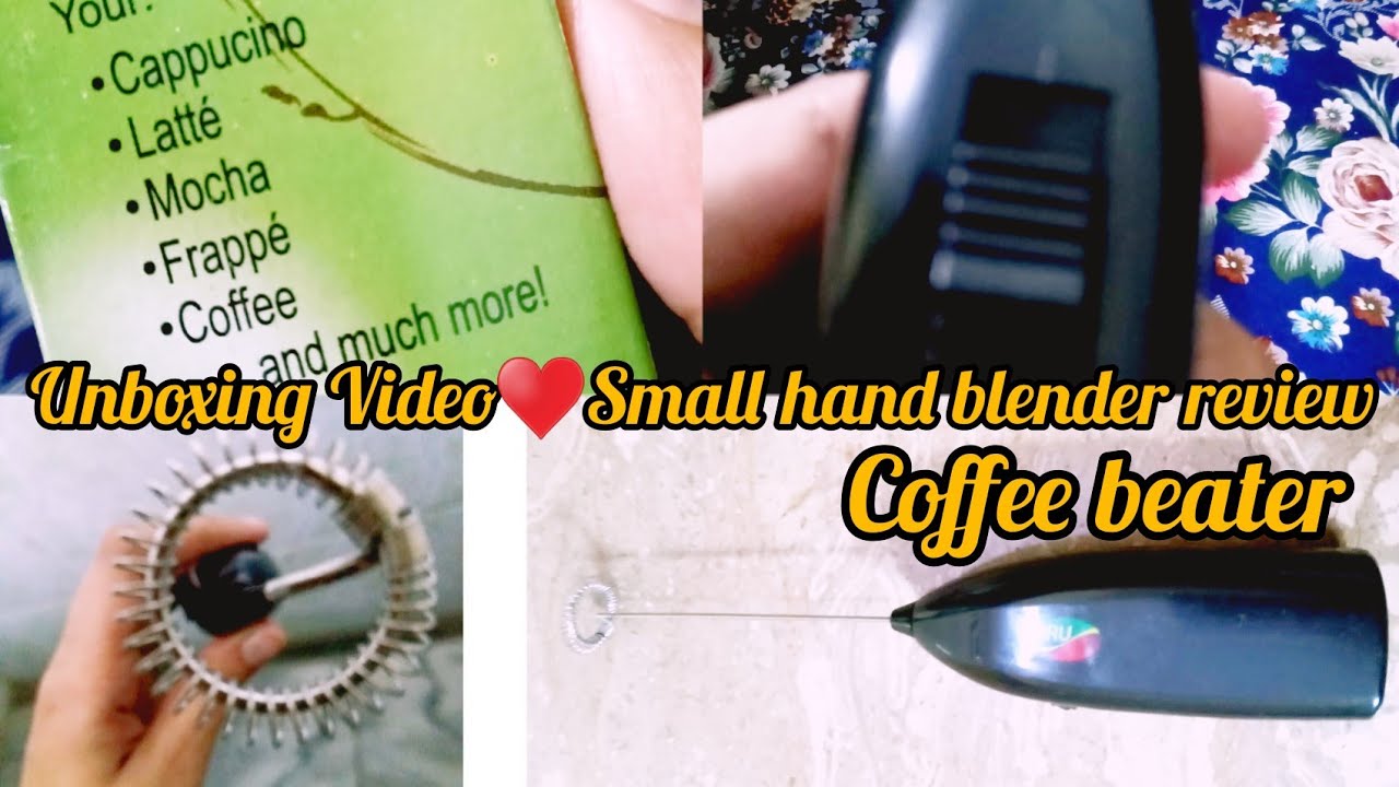 Unboxing Video♥️Coffee beater from daraz Small hand blender review