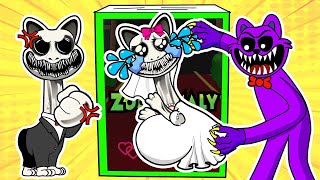 🐾paper diy🐾 Rescue Zoonomaly Family Pregnant From Evil Catnap - Zoonomaly Love Story 😈 ASMR