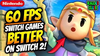 JUST BETTER ON SWITCH 2! More 60 FPS Switch 1 Games! 20+ Titles!