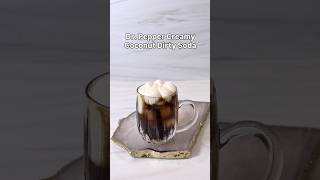 Dr. Pepper Creamy Coconut Dirty Soda🥥