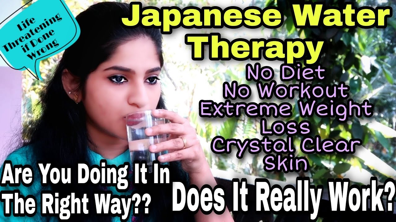 Japanese Water Recipe For Weight Loss Overnight Japanese Water Therapy for Extreme Weight Loss| No Diet | No Exercise