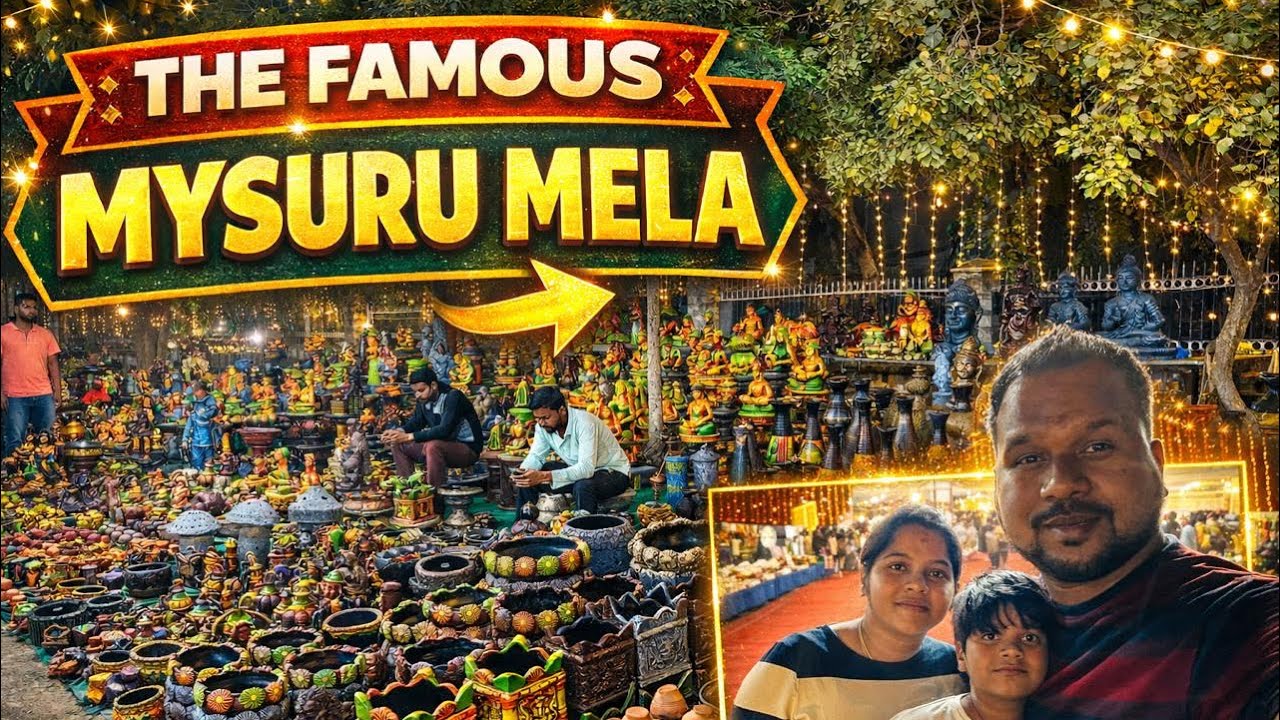 Mysore Mela || 🎡 || mysour এ মেলায় গিয়ে আমরা অনেক কিছু কিনলাম 🛍️