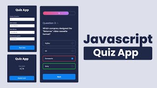 Build A Quiz App With JavaScript | Quiz Website using HTML CSS & JavaScript screenshot 3
