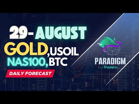 Video preview for GOLD Price Prediction TODAY | 29 August 2025 | #GOLD #USOIL #BTCUSDT #NASDAQ. Forex Market Updates.