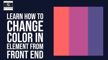 How to change color dynamically from front end in Bubble.io #bubble #nocode #tutorial