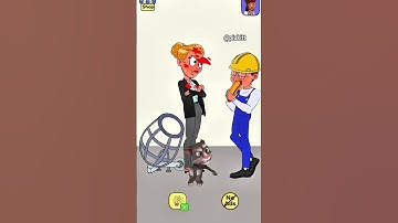 Tom punish the road man🤨😂 part 3(my talking tom 2)#funny #mytom2 #mytalkingtom2 #shrots