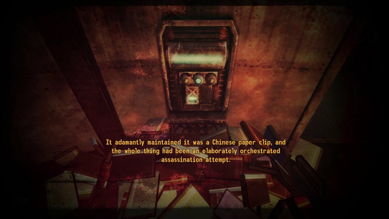 Fallout: New Vegas - Old World Blues - Ending Slide 6: Book Chute - YouTube