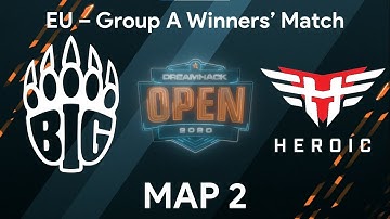 BIG vs. Heroic [Dust2] Map 2 - Group A Winners