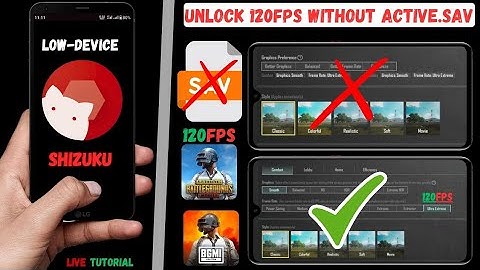 How To Unlock 120 FPS PUBG 4.0 With Shizuku | Bgmi 4.0 Enable 120 FPS Without Sav File And GFX Tool