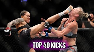 womens Knockouts - TOP 40 Head kick | MMA, Kickboxing Brutal Knockouts