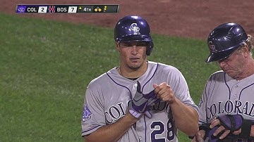 COL@BOS: Arenado singles, Cuddyer scores in fourth