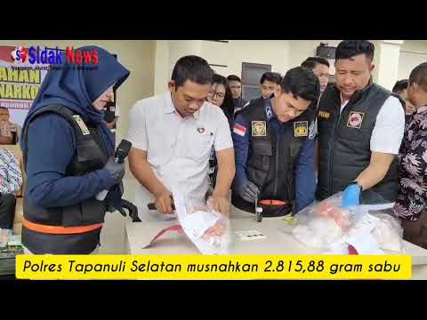 Pemusnahan Sabu