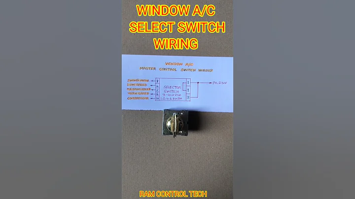 window A/C select switch #master switch #shorts #Ram control tech