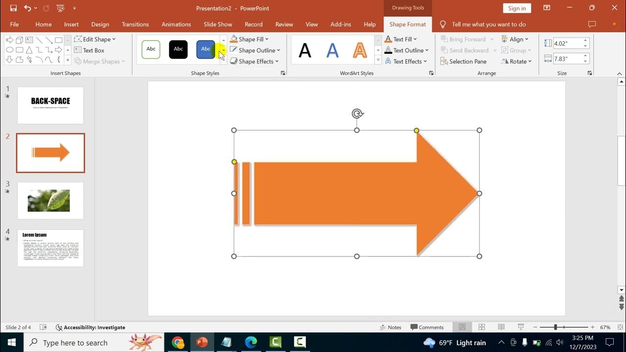 How to make a flashing arrow in PowerPoint YouTube