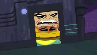 Phineas And Ferb Modok can’t get threw the door